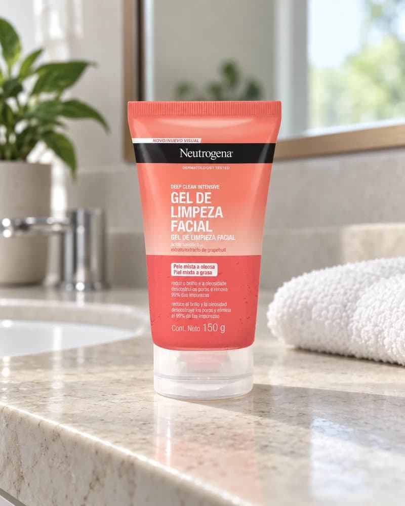 Cena ilustrativa de neutrogena deep clean grapefruit sabonete liquido facial