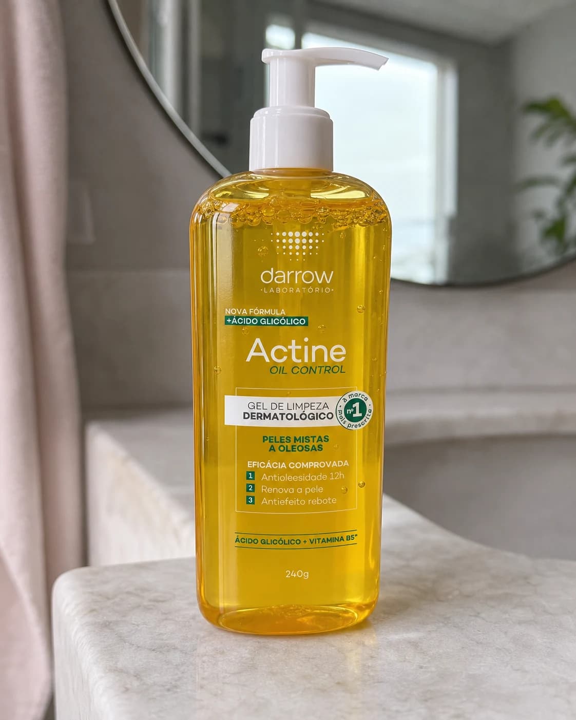 Darrow Actine Oil Control Gel de Limpeza Facial 240g