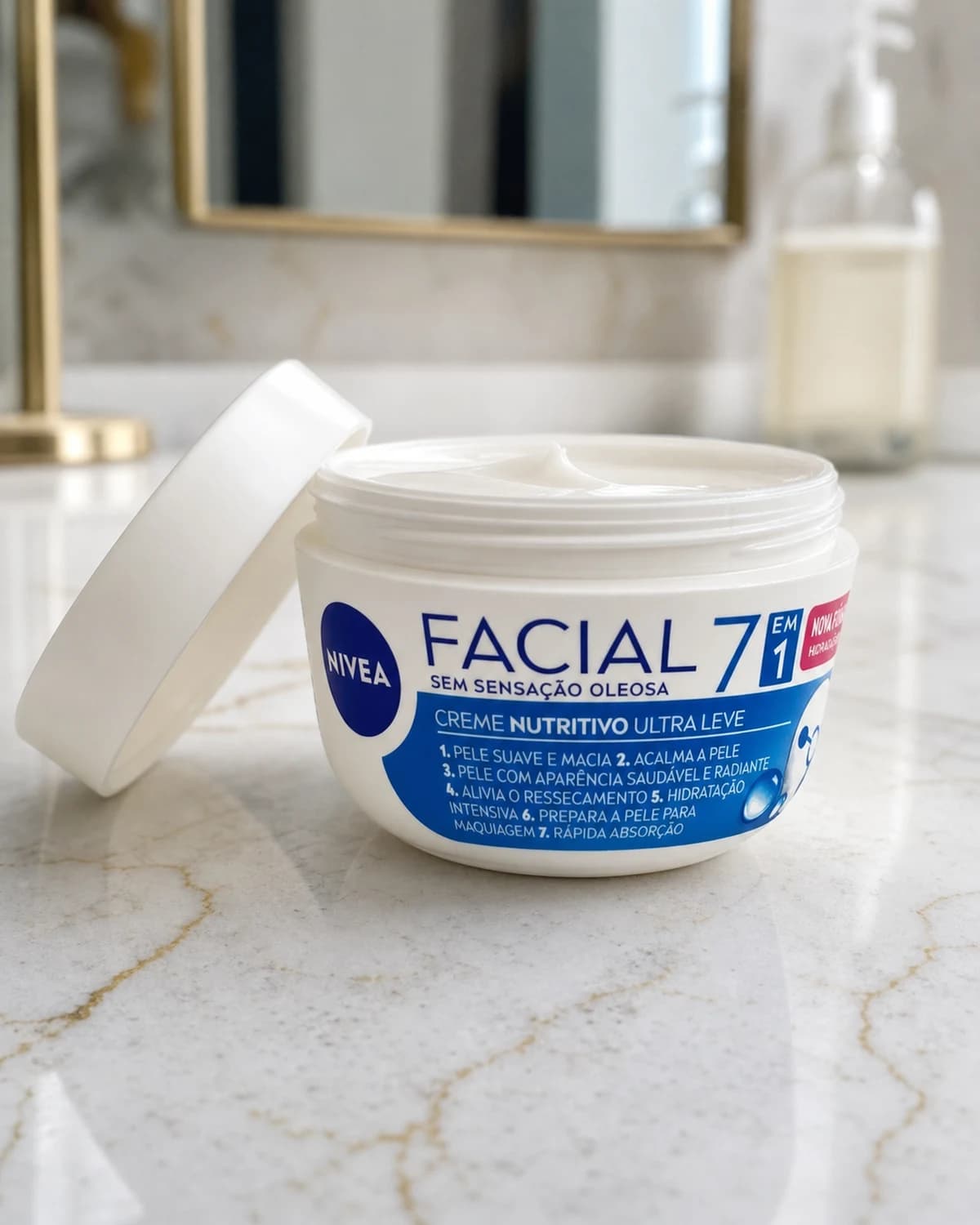 Nivea Creme Facial Nutritivo Ultraleve 7 em 1 100g