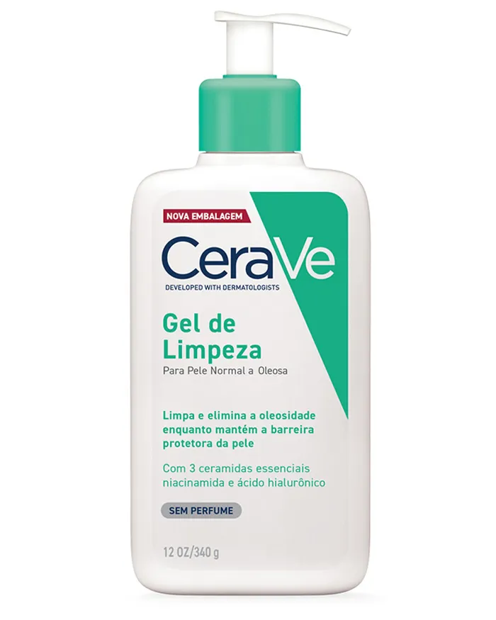 CeraVe Gel de Limpeza Facial para Pele Oleosa, imagem do produto