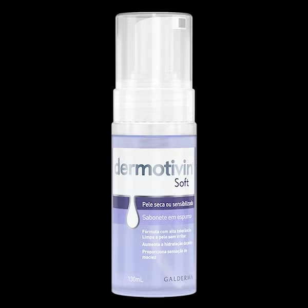 Dermotivin Soft Foam Espuma de Limpeza Facial 130ml, imagem do produto