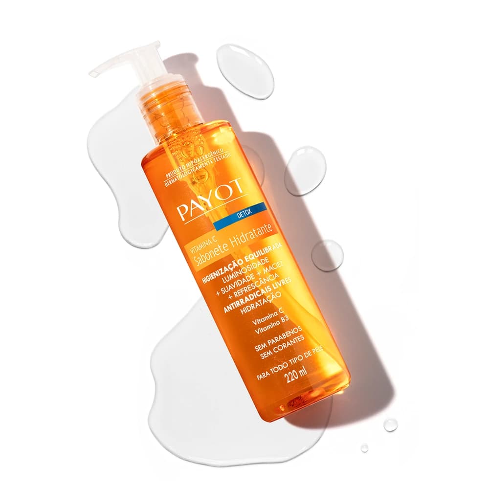 Payot Sabonete Líquido Facial Detox Vitamina C 220ml, imagem do produto