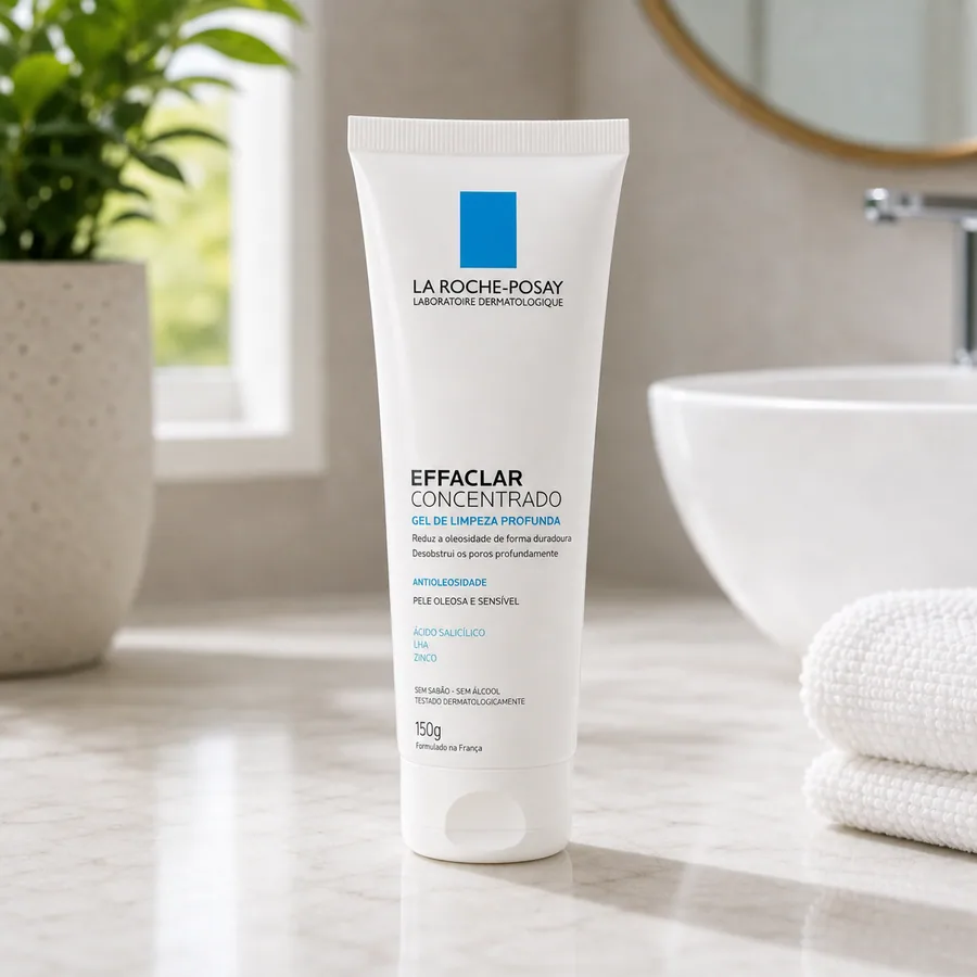 La Roche-Posay Gel De Limpeza Profunda La Roche-posay Effaclar Concentrado Com 150g Oleosa Dia/noite, imagem do produto
