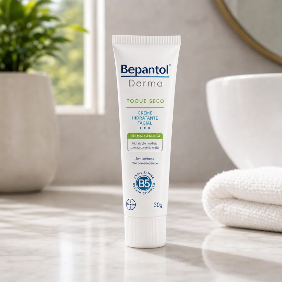Bepantol Bepantol Derma Creme Hidratante Facial Toque Seco 30g, imagem do produto