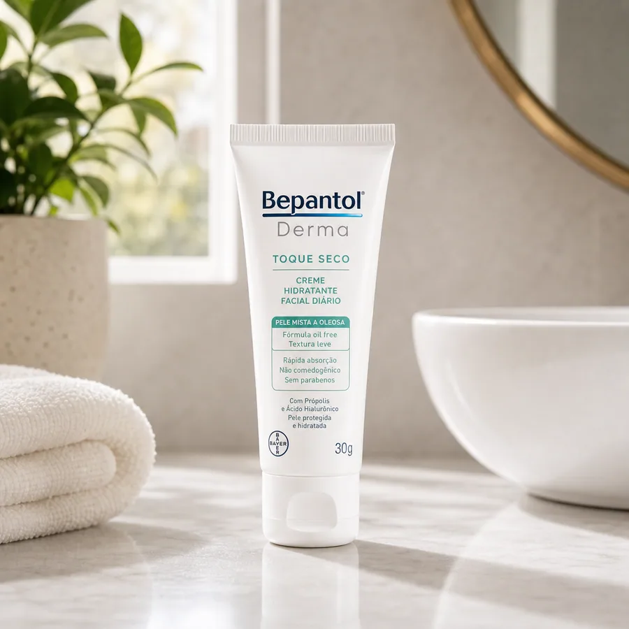 Bepantol Bepantol Derma Hidratante Facial Toque Seco 30g Pele, imagem do produto