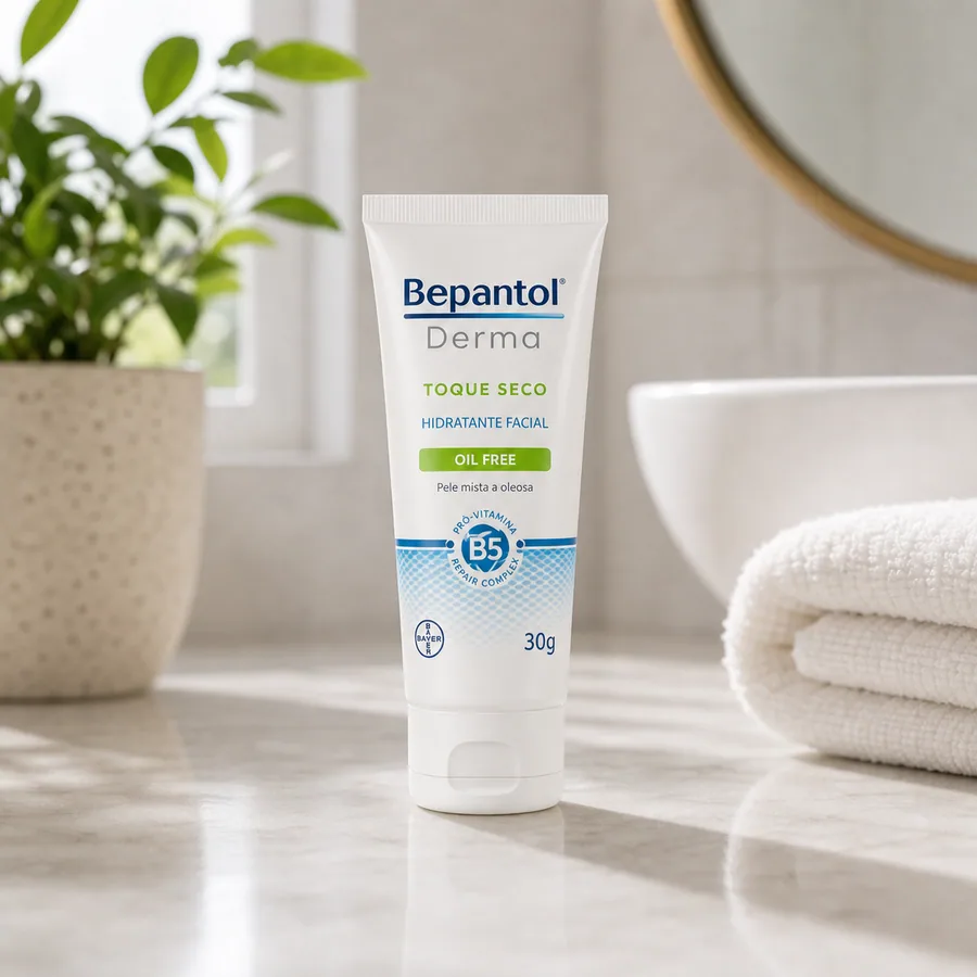 Bepantol Bepantol Derma Toque Seco 30g Hidratante Facial Pele Oleosa, imagem do produto