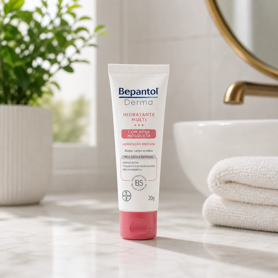 Bepantol Bepantol Derma Toque Seco Hidratante Facial Oil Free 30g, imagem do produto