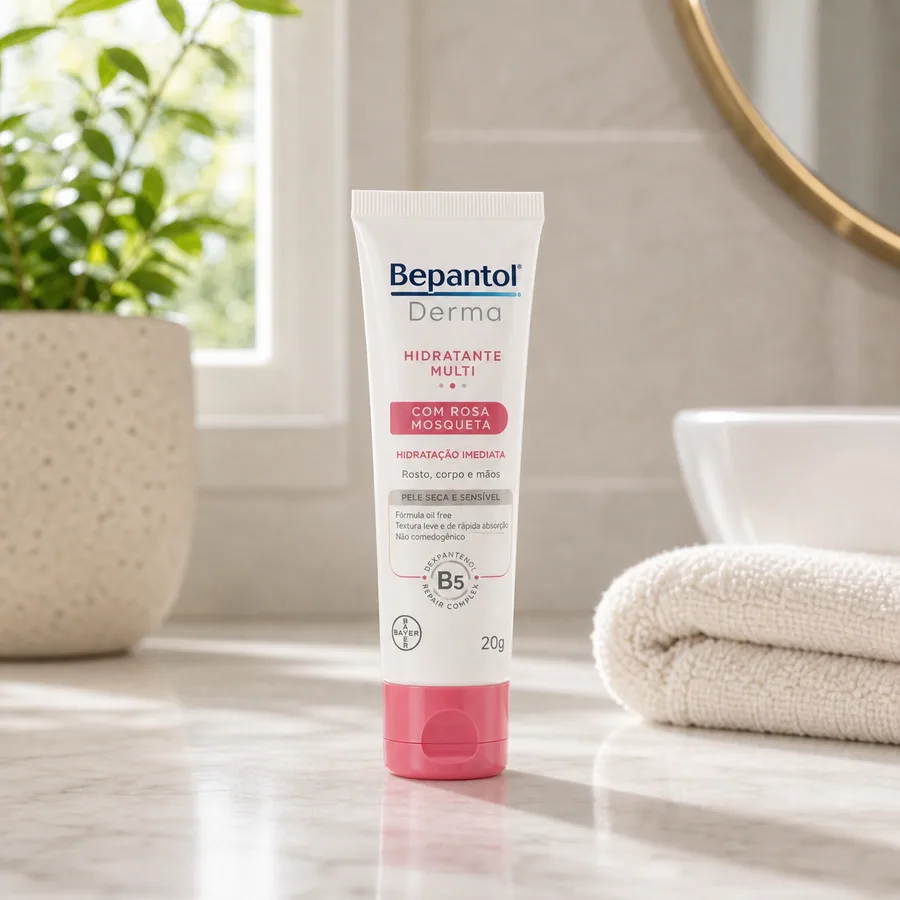 Bepantol Hidratante Multi Com Rosa Mosqueta Bepantol Derma 20g Momento De Aplicacao Dia/noite Tipo De Pele Todo Tipo De Pele, imagem do produto