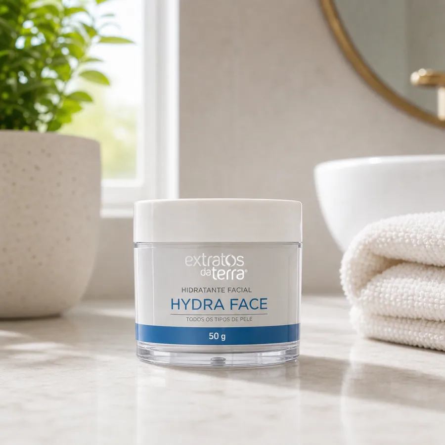 Extratos da Terra Hidratante Facial Hydra Face 50g Todo Tipo De Pele Dia/noite, imagem do produto