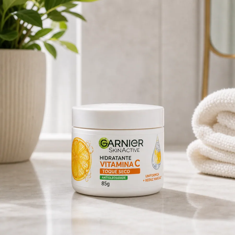 Garnier Garnier Hidratante Vitamina C Toque Seco 85g Todo Tipo De Pele Dia/noite, imagem do produto
