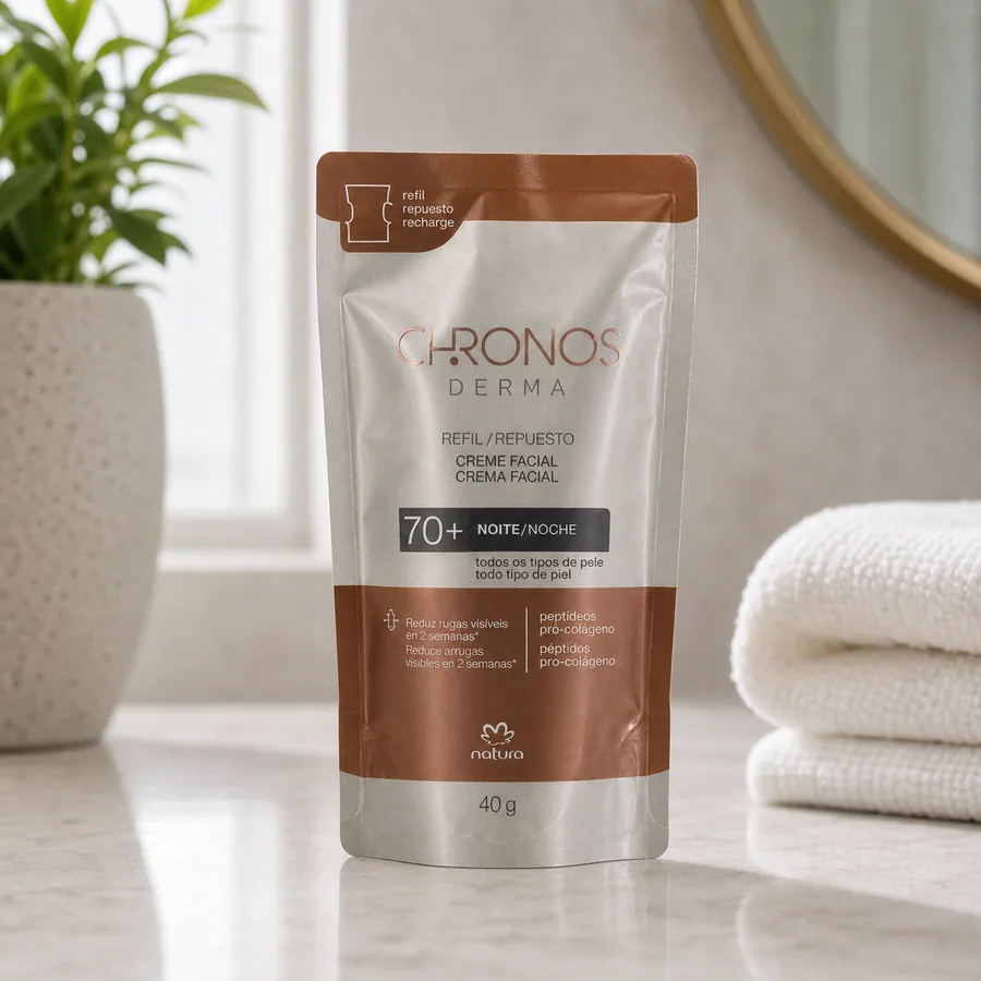 Natura Sabonete em Mousse Limpeza Intensiva Natura Chronos Derma 85g, imagem do produto