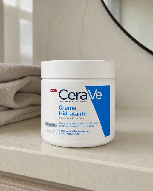 Imagem ilustrativa da linha CeraVe Creme Hidratante